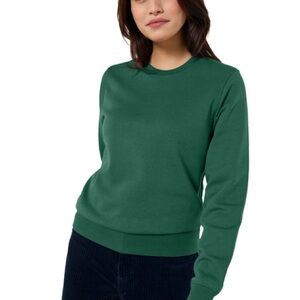 NEW Classic Green Women's Crewneck Sweater
